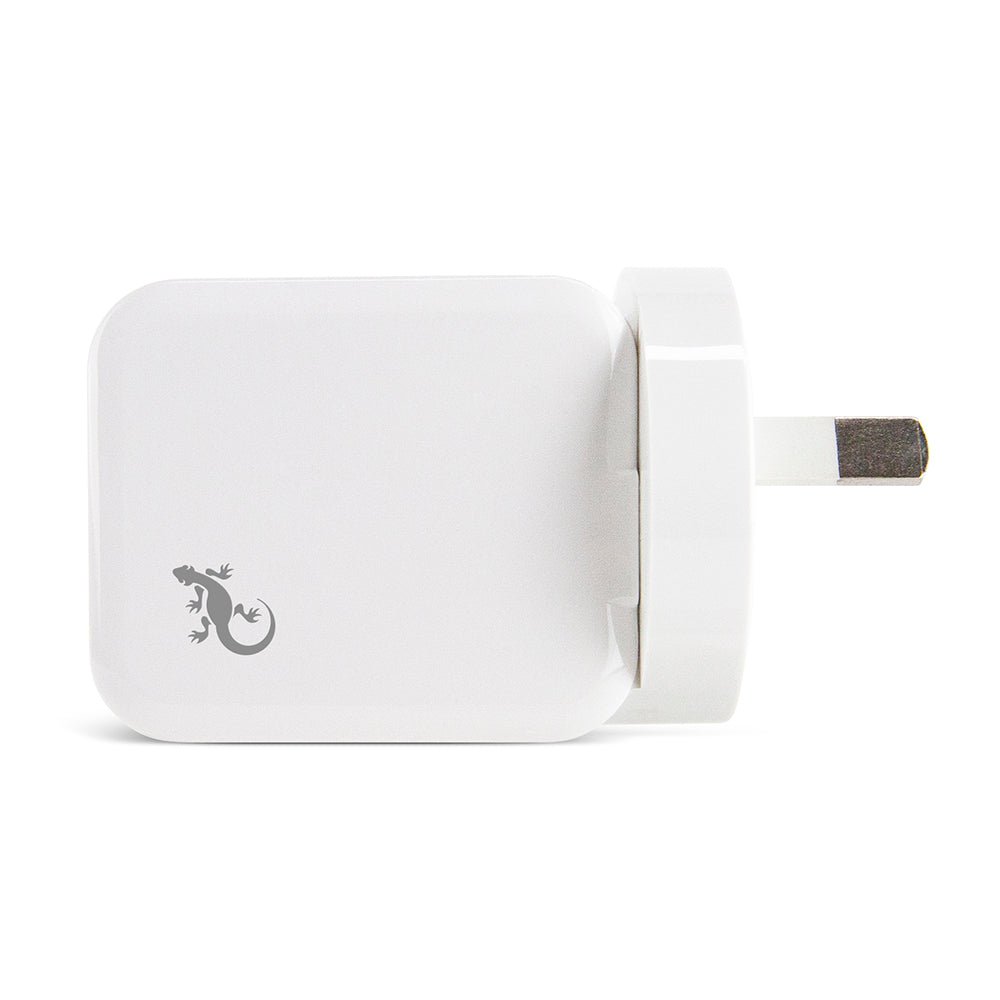 Essentials Dual USB 3.1A Wall Charger - White